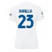 Maillot de foot Inter Milan Nicolo Barella #23 Extérieur vêtements Femmes 2023-24 Manches Courtes